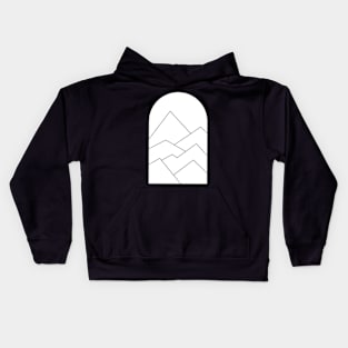 Mountain range Kids Hoodie